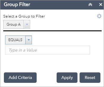 Apply a predefined filter set